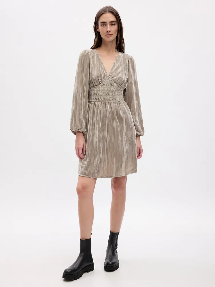 Eileen fisher velvet outlet wrap dress