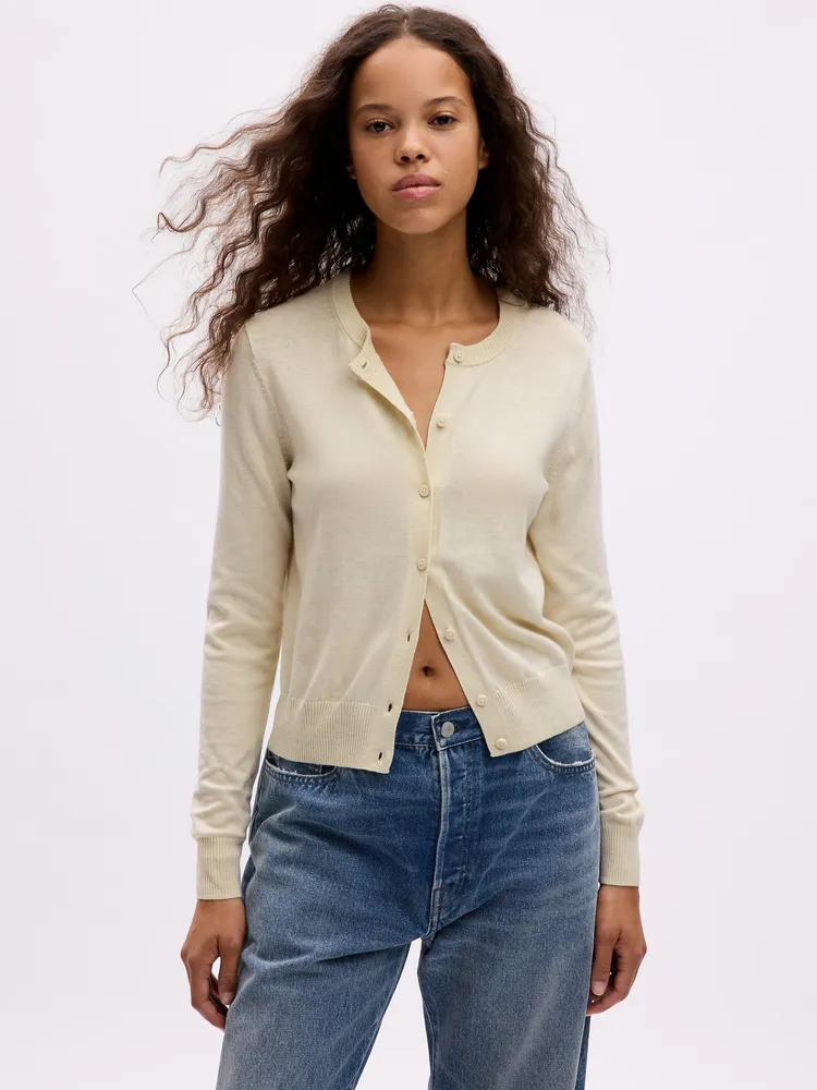 Lightweight hot sale beige cardigan