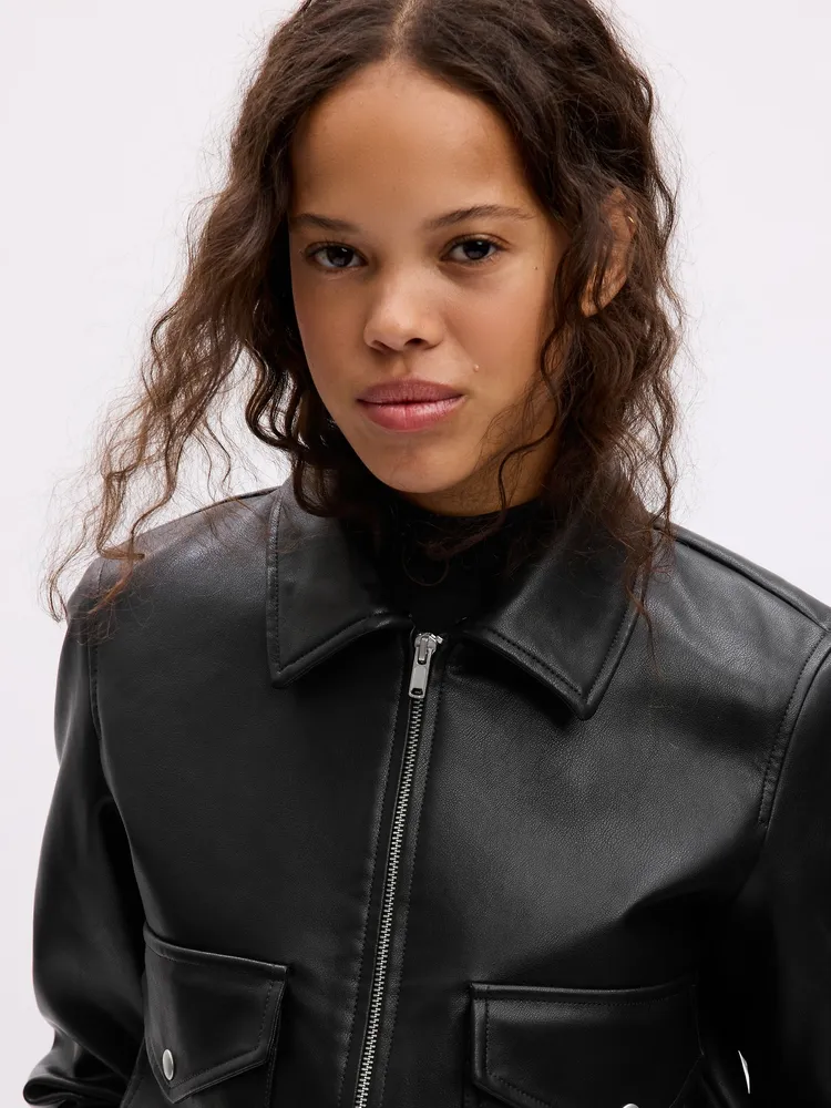 Vegan leather best sale jacket canada