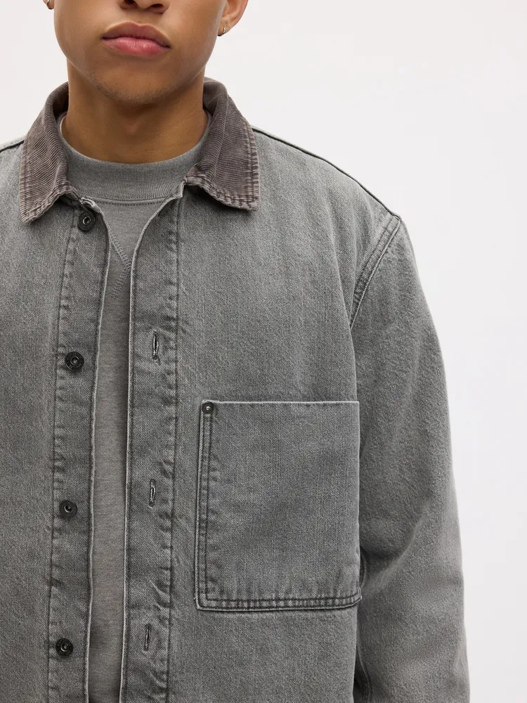 Gap Lined Denim Chore Jacket Upper Canada Mall