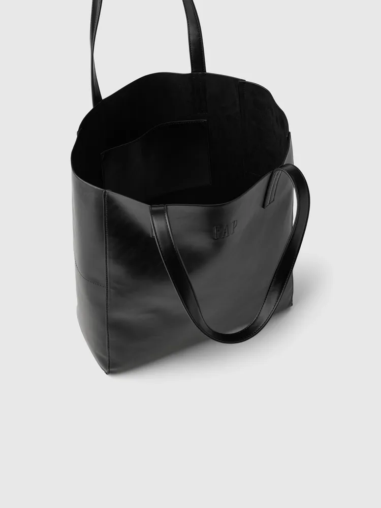 Gap on sale leather tote