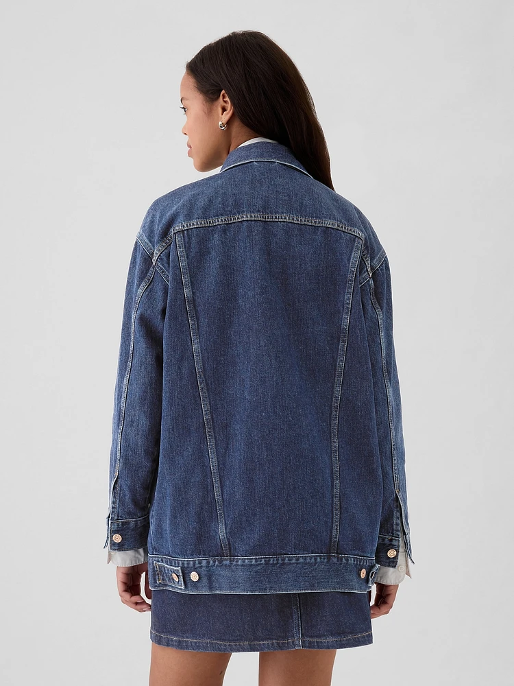 Gap Oversized Icon Denim Jacket | Upper Canada Mall
