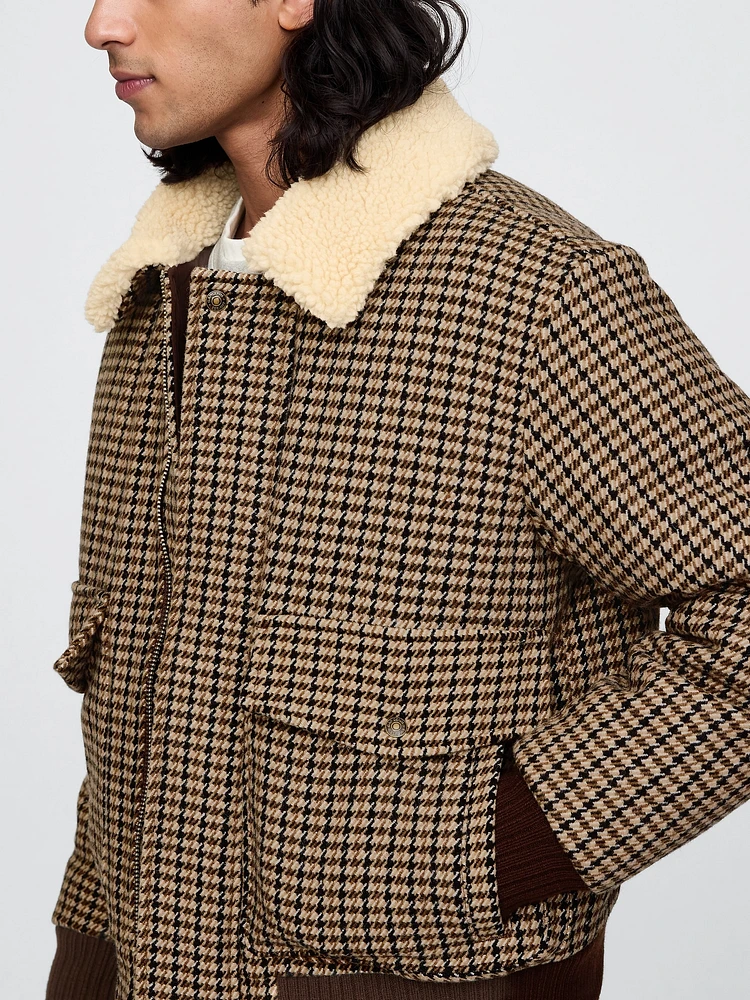 TODAYFUL（トゥデイフル）の「TODAYFUL Houndstooth Wool Jacket