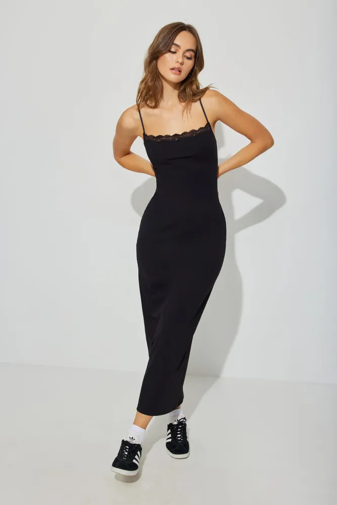 Garage Tianna Lace Trim Maxi Dress Coquitlam Centre