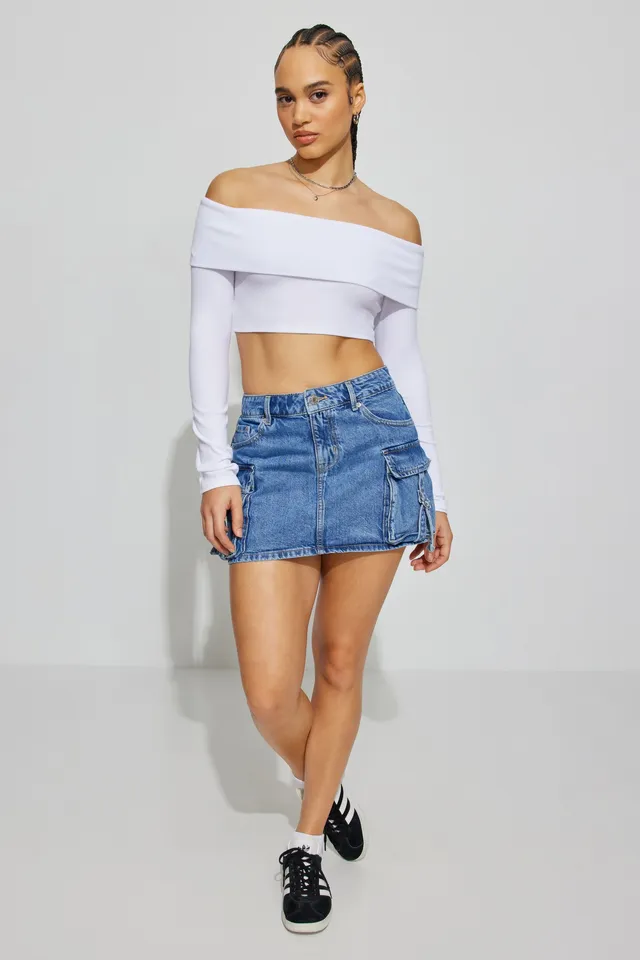 Jean skirt garage clearance