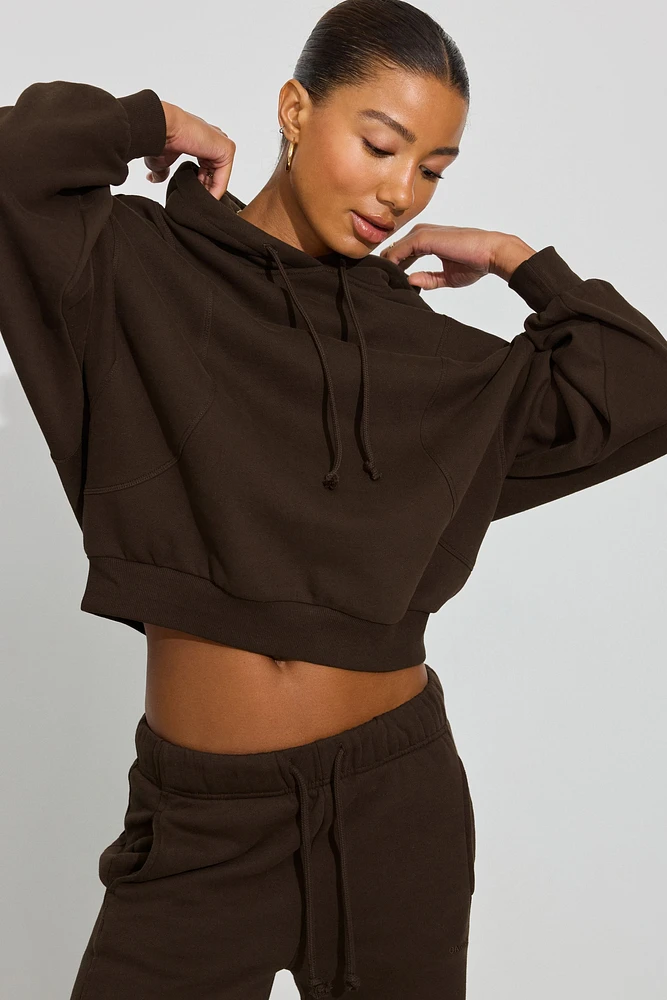 Garage cropped hoodie sale