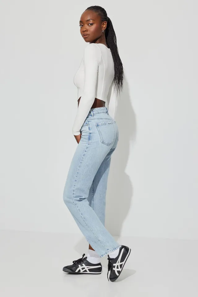 Garage clothing mom jeans top