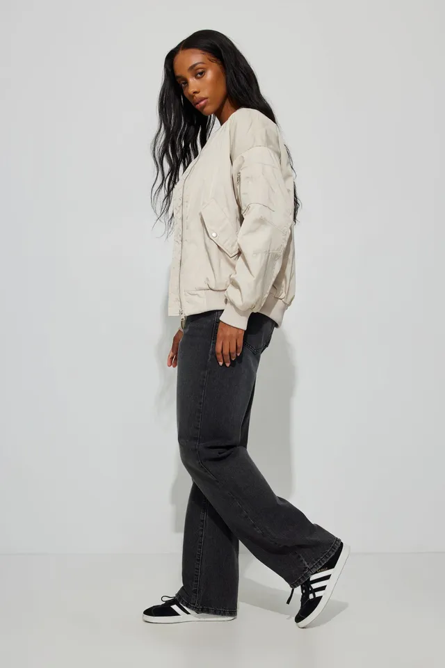 Garage Long Bomber Jacket St. Vital Centre