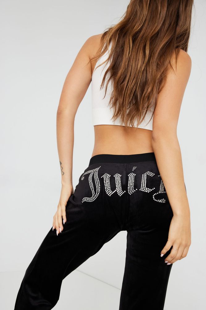 Juicy couture clearance black flare joggers