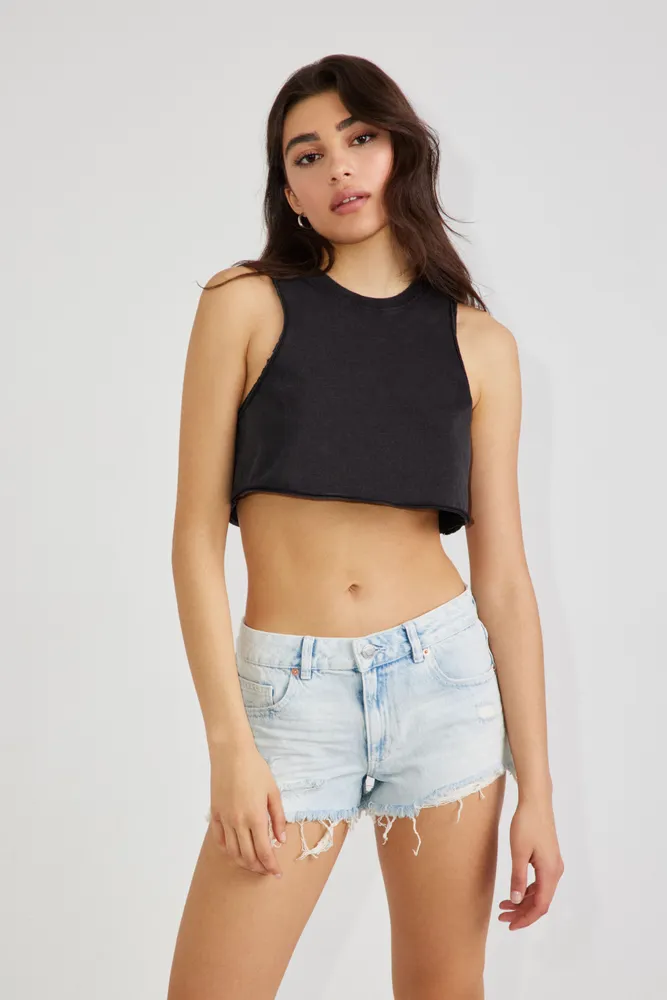 Garage denim shorts shop