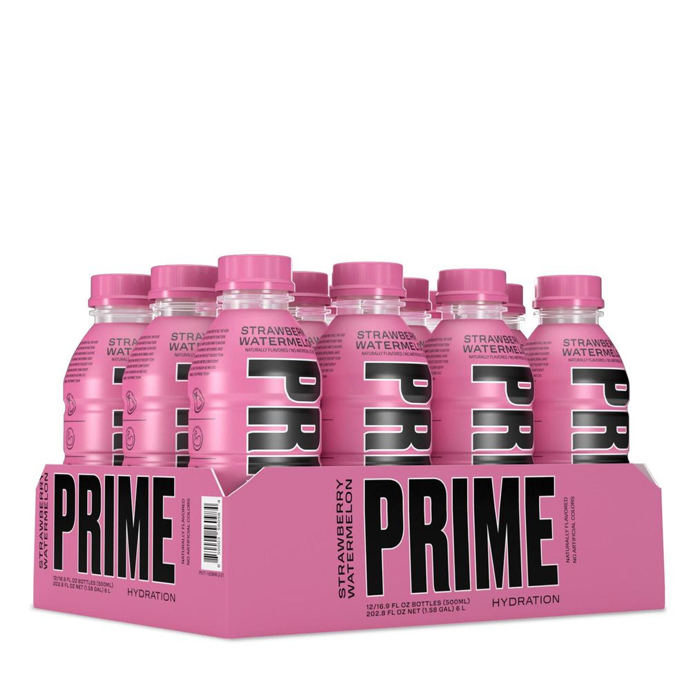 GNC PRIME Hydration Drink - Strawberry Watermelon - 12 Bottles ...