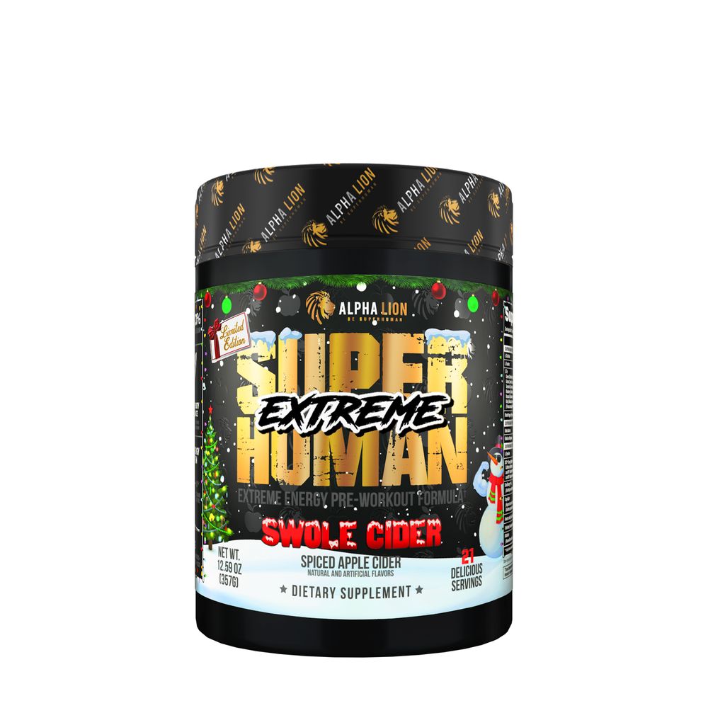 GNC Alpha Lion Superhuman Extreme PreWorkout Swole Apple Cider 12.