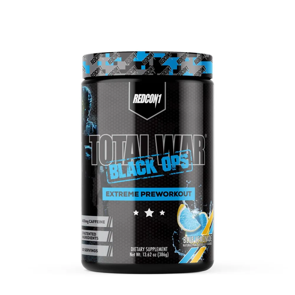 GNC REDCON1 Total War Black Ops Extreme PreWorkout Blue Lemonade