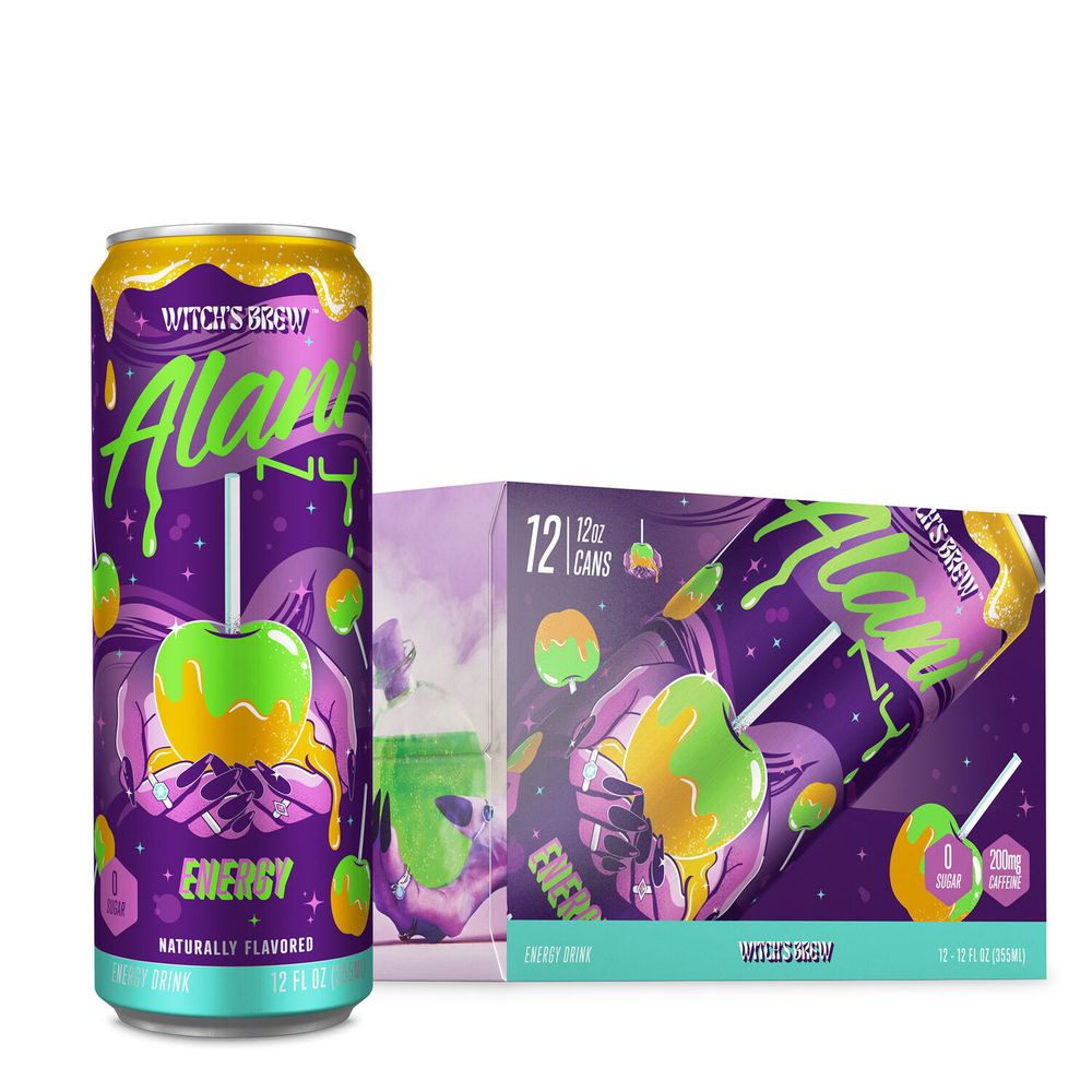 GNC Alani Nu Alani Nu Energy Drink Witch's Brew 12 Cans Dulles