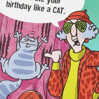 Hallmark Maxine™ Celebrate Like a Cat Funny Birthday Card | Brazos Mall