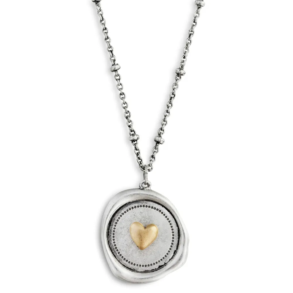 Hallmark Heart Charm Dear You My Love Necklace 17.5