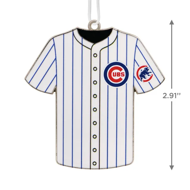 Hallmark MLB Chicago Cubs Baseball Jersey Metal Hallmark Ornament