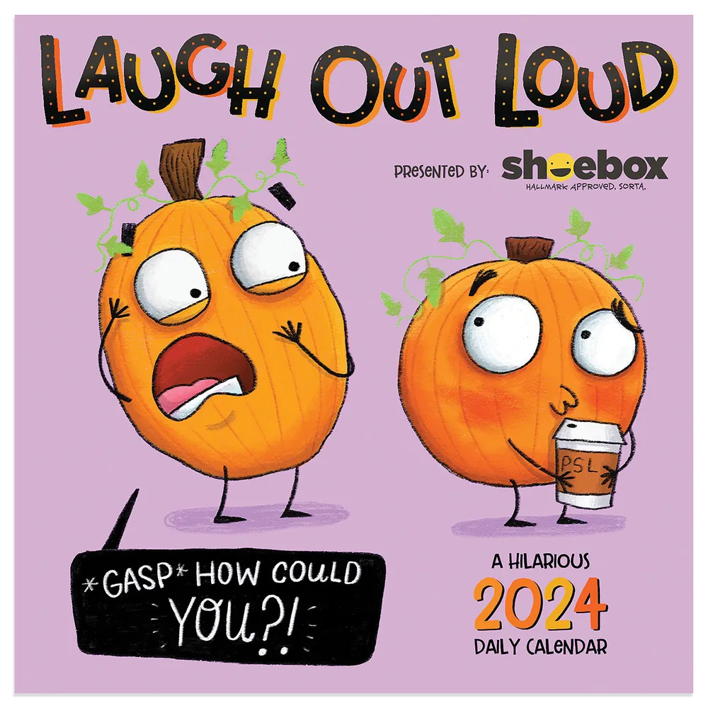 Hallmark Shoebox Laugh Out Loud 2024 Daily Desktop Calendar Brazos Mall