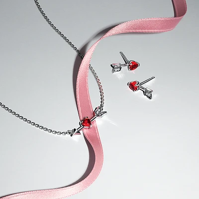 Pandora Triple Stone Heart Gift Set | Liberty Center