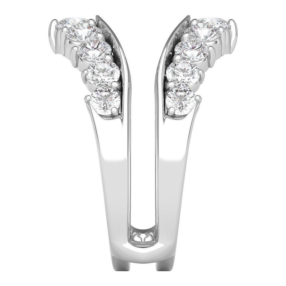 Helzberg Ct. tw. Diamond Ring Enhancer 14K White Gold Mall of America®