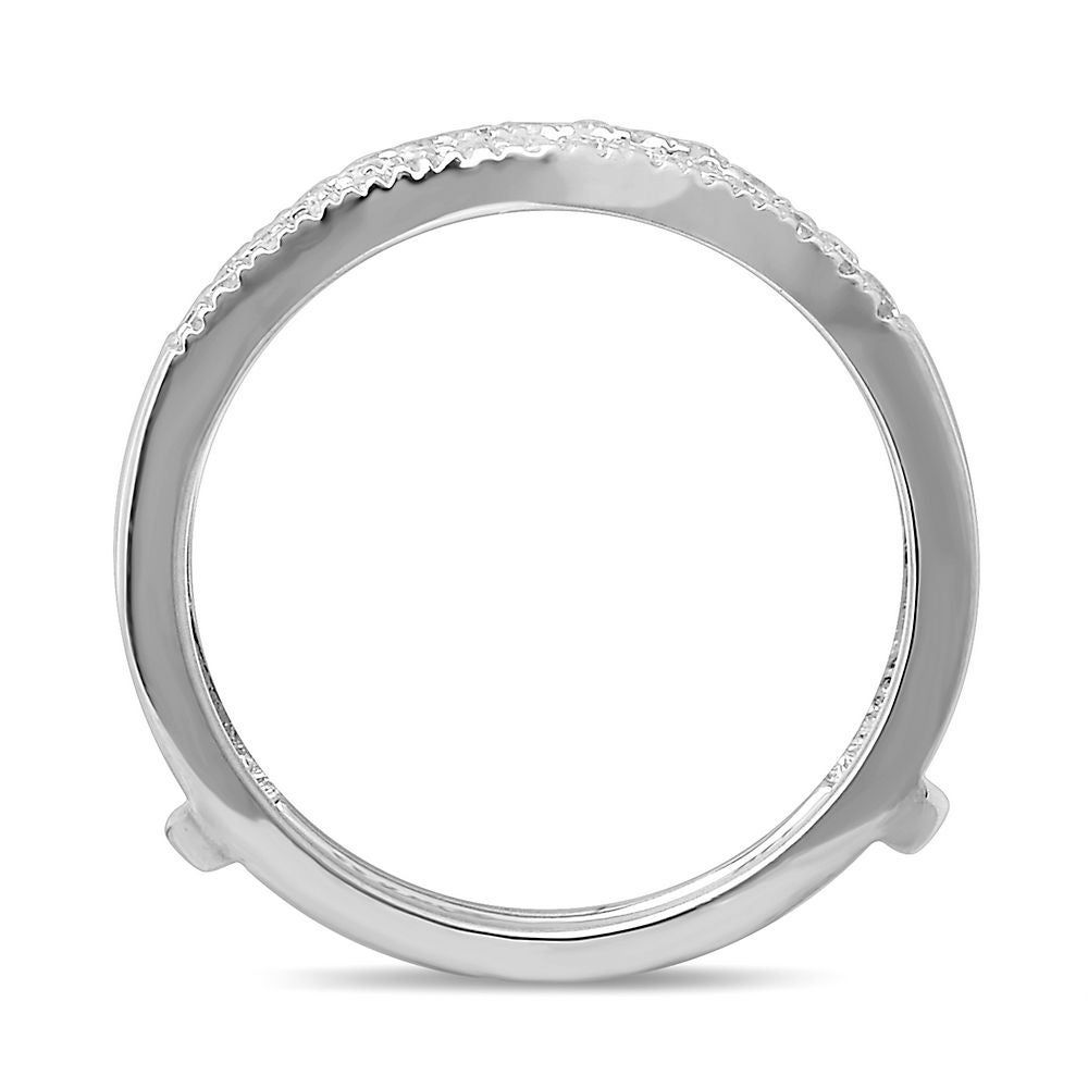 Helzberg Ct. tw. Diamond Ring Enhancer 14K White Gold Mall of America®