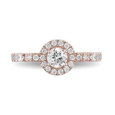 Helzberg Enchanted Disney Cinderella 3/4 ct. tw. Diamond Engagement ...