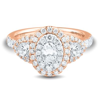 Helzberg Limited Edition® 2 ct. tw. Diamond Three-Stone Engagement Ring ...