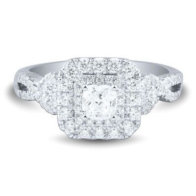 Helzberg Limited Edition® 2 ct. tw. Diamond Three-Stone Engagement Ring ...