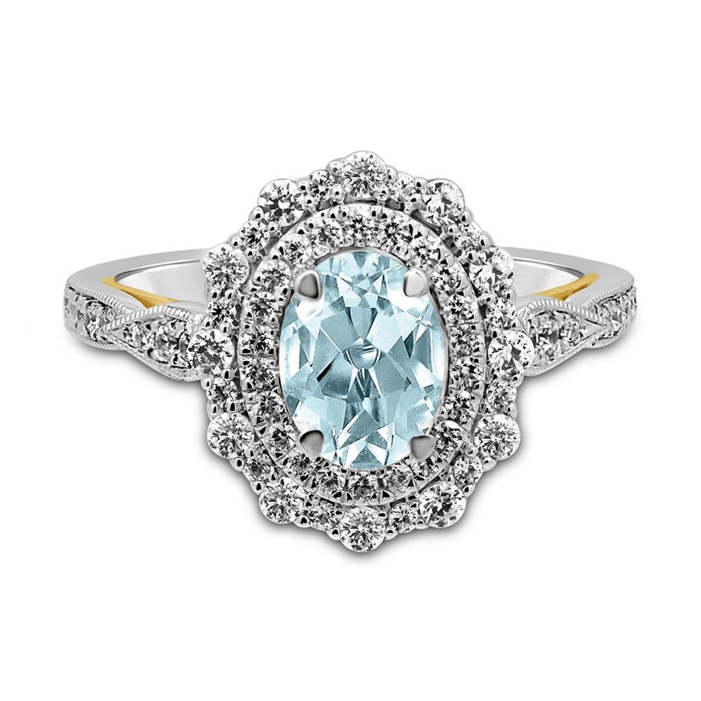 Zac posen 2025 aquamarine ring