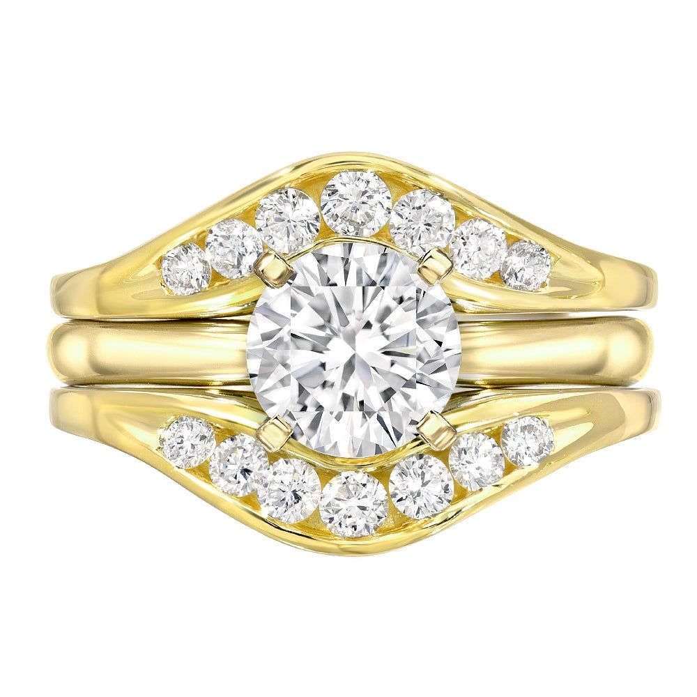 Helzberg Ct. tw. Diamond Ring Enhancer 14K Gold Mall of America®