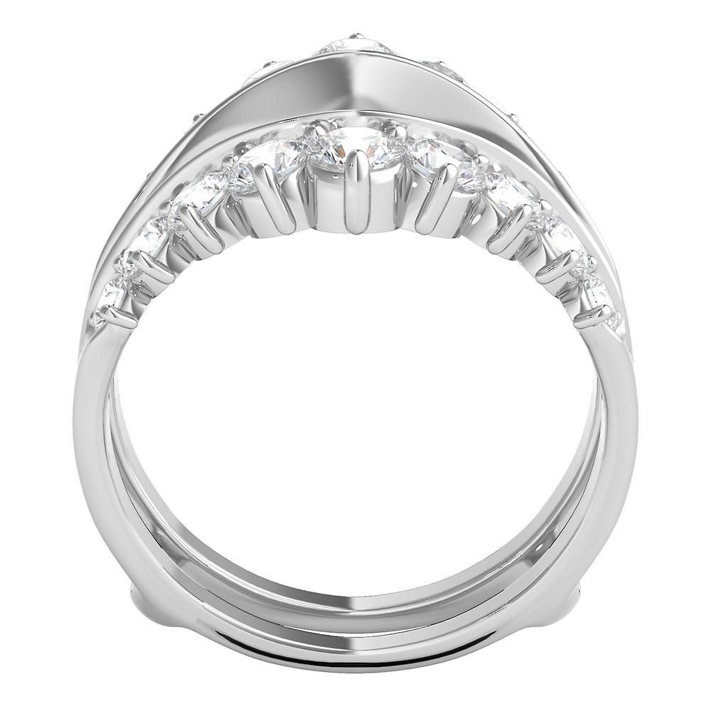 Helzberg Ct. tw. Diamond Ring Enhancer 14K White Gold Mall of America®