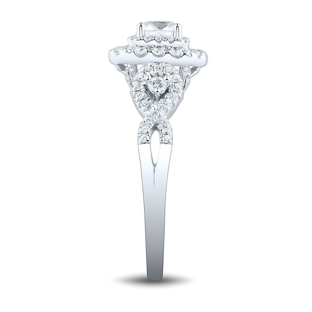 Helzberg Limited Edition® 1 ct. tw. Diamond Engagement Ring 14K White