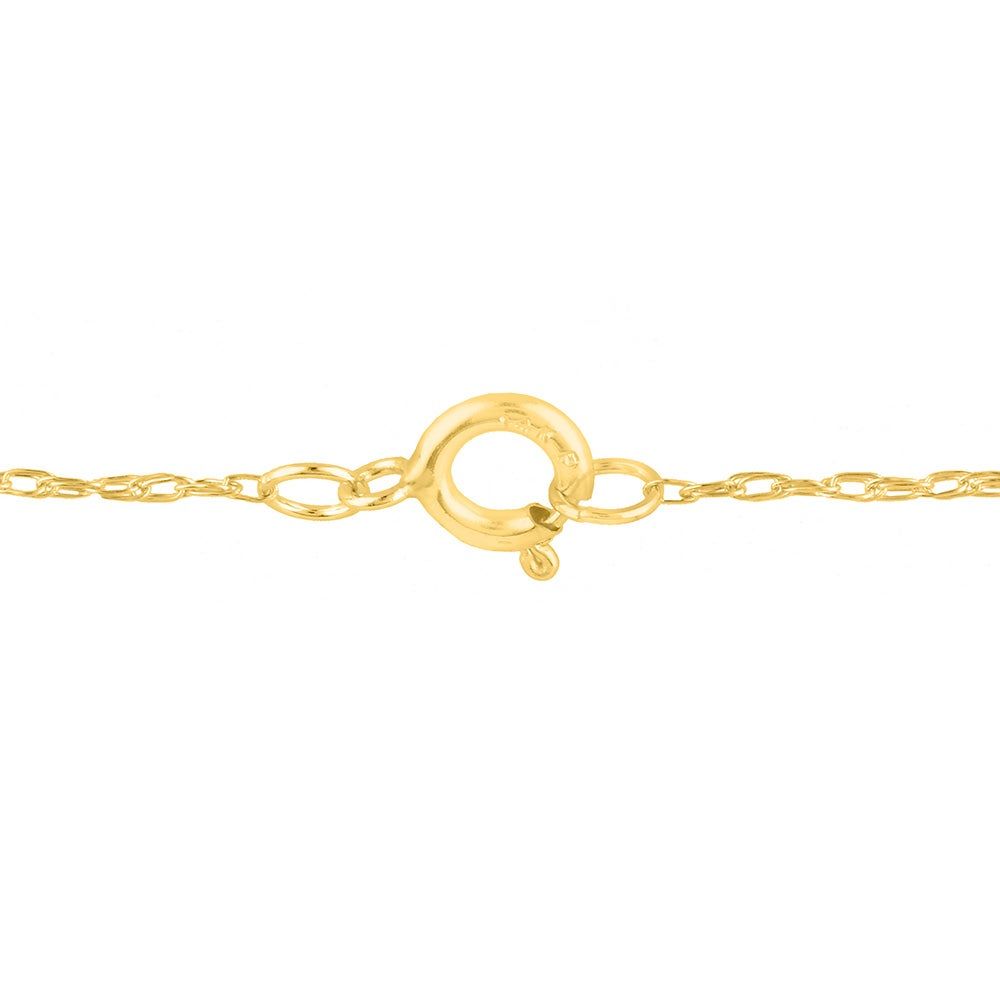 Buy 14k Yellow Gold Small 17 Diamond Prong Cross 0.38ct Online At SO