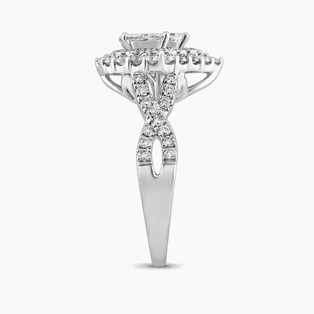 Pear shaped shop engagement rings helzberg