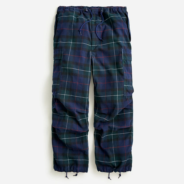 J.Crew BEAMS PLUS X J.Crew military six-pocket pant plaid at