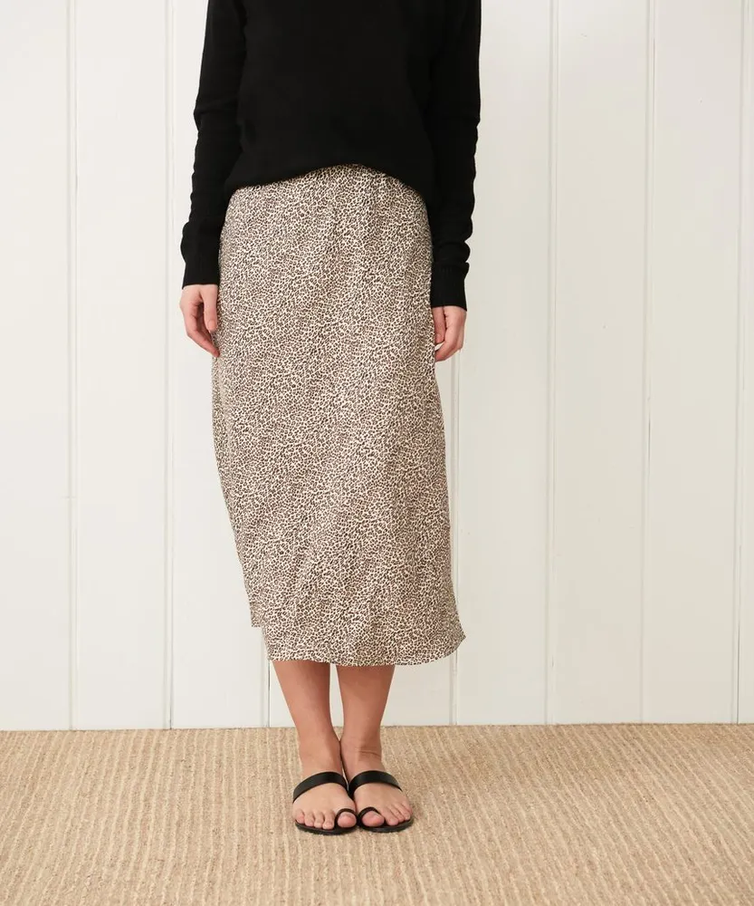 Leopard Slip Skirt: Year-Round Style
