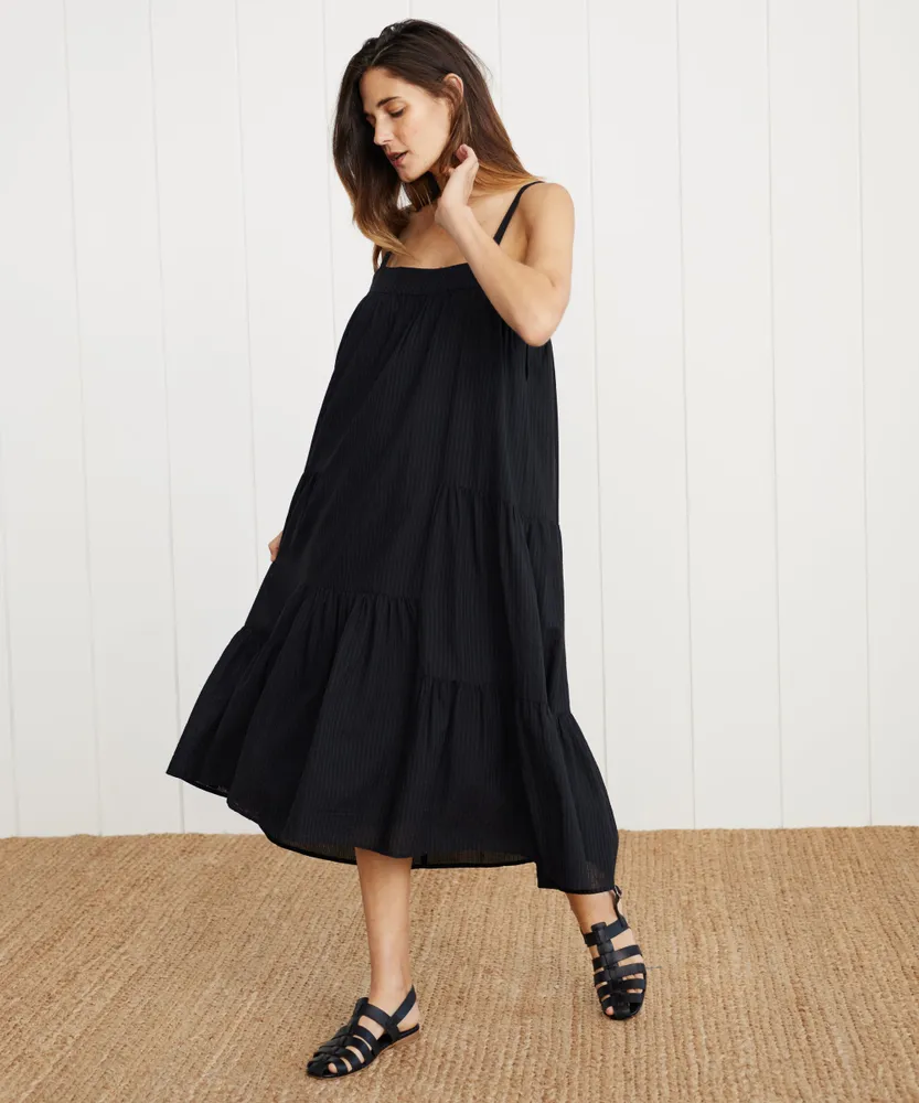 Seersucker summer outlet dress