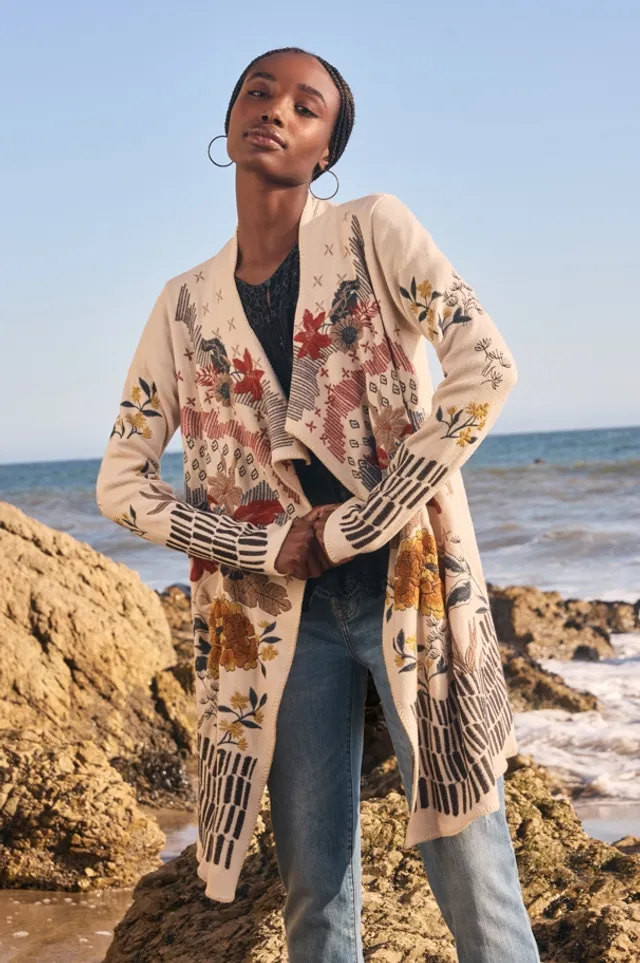 Johnny Was SARINA WRAP SWEATER PETITE Bethesda Row