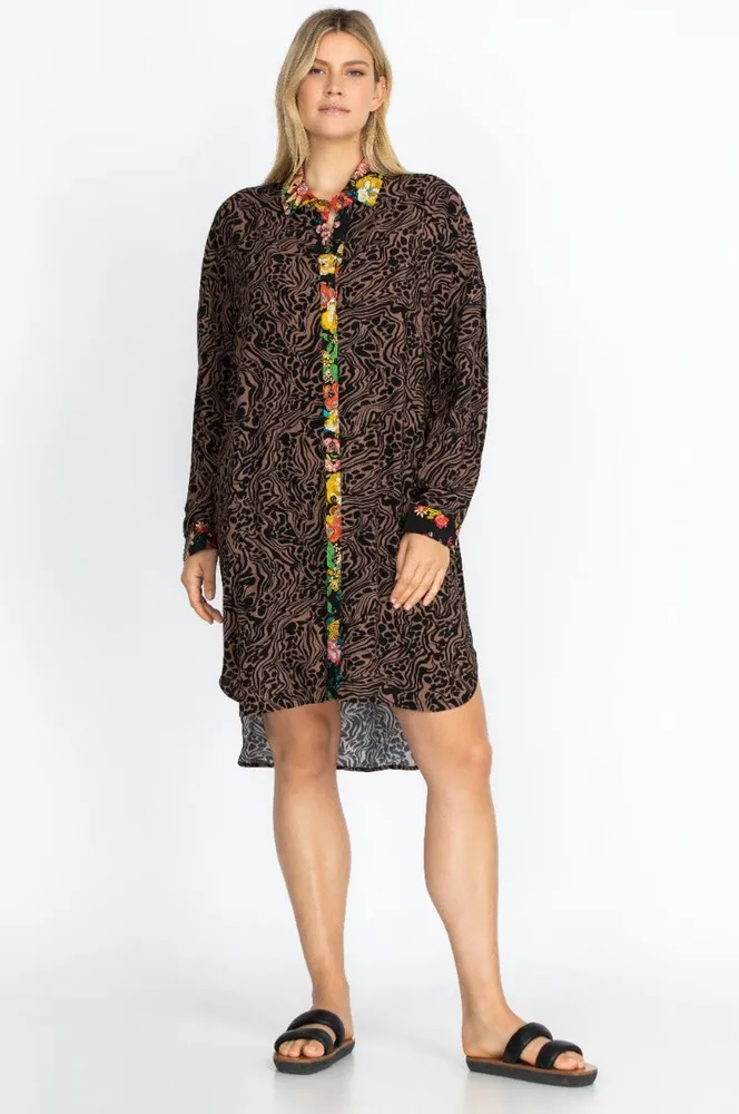 Johnny was leopard deals midi skirt