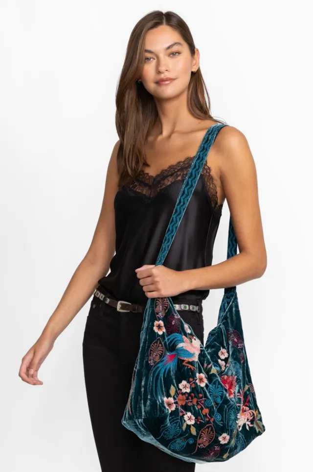 Johnny Was BRENDA VELVET TOTE BAG Bethesda Row