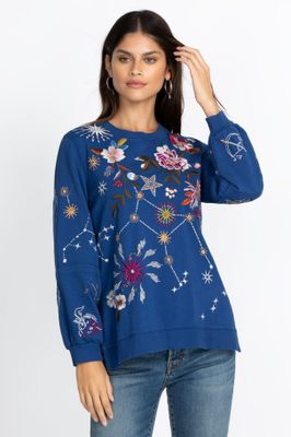 Johnny was hot sale embroidered sweatshirt