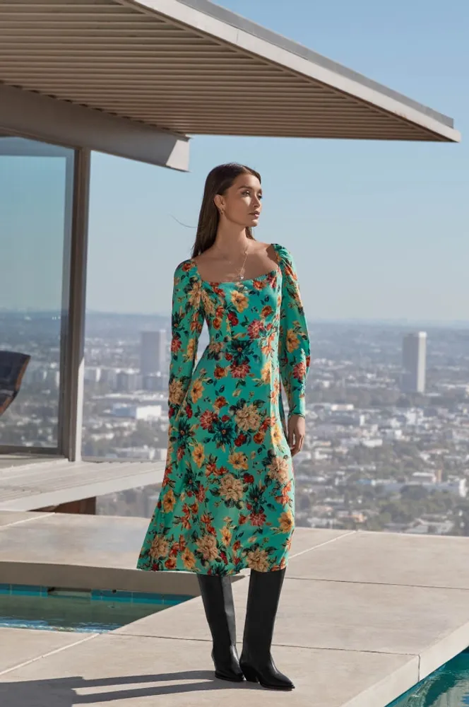 Johnny was midi dress top