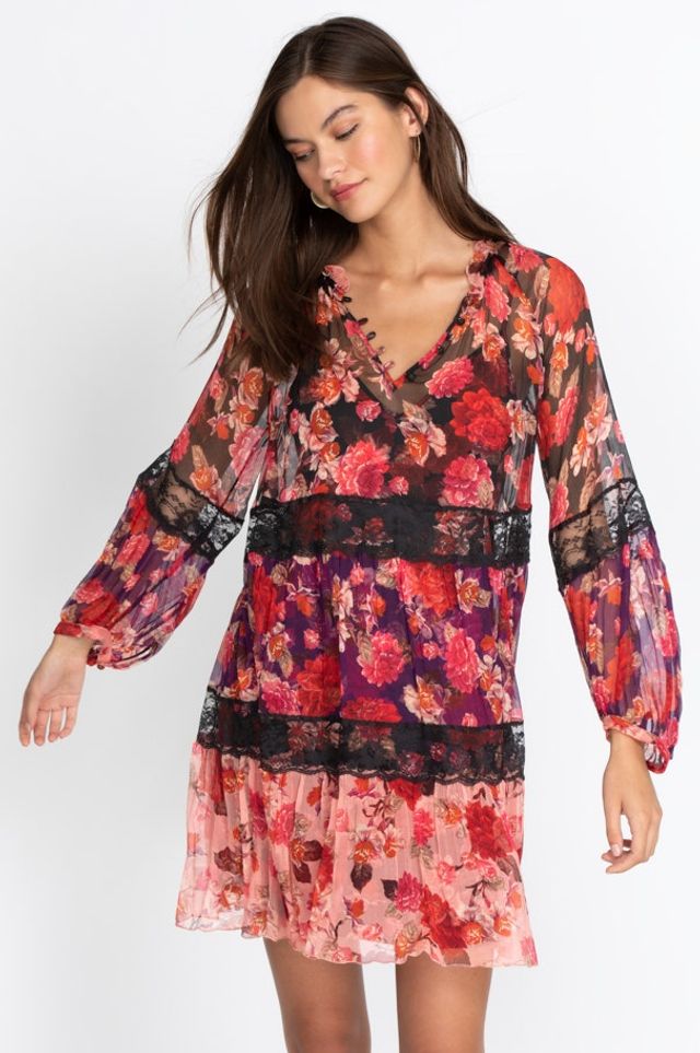 By johnny sculpture sleeve mini dress hotsell