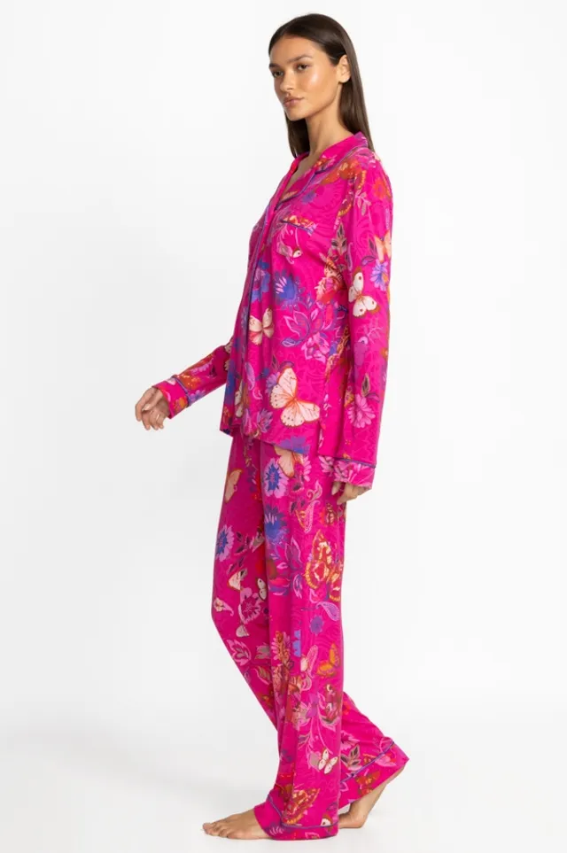 Johnny was shop silk pajamas
