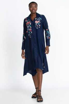 Johnny was silk dress deals