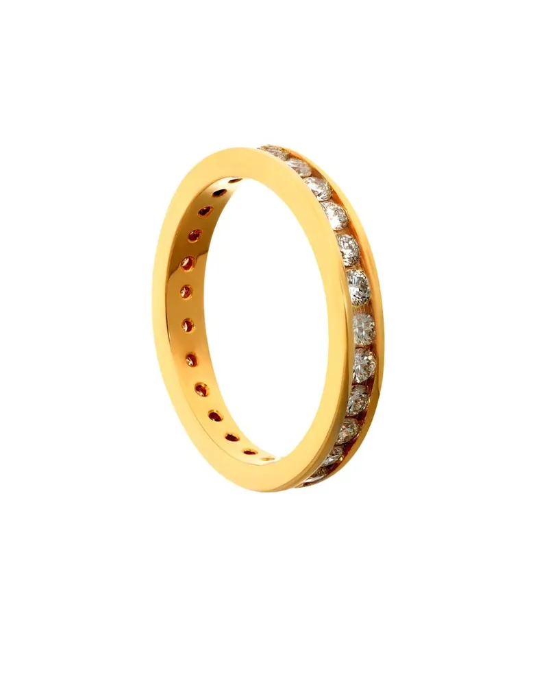 BIZZARRO Churumbela Eternity Oro Amarillo 14K Con Pts De Diamante