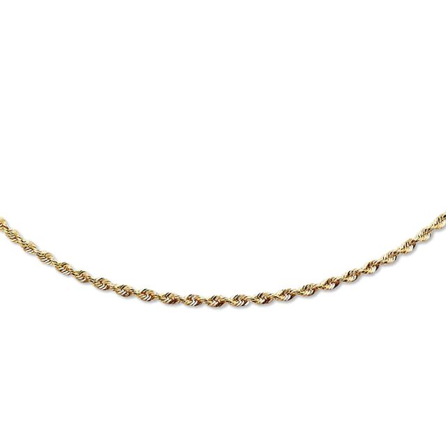 Kay Rope Chain Necklace 14K Yellow Gold 24" Length Mall of America®