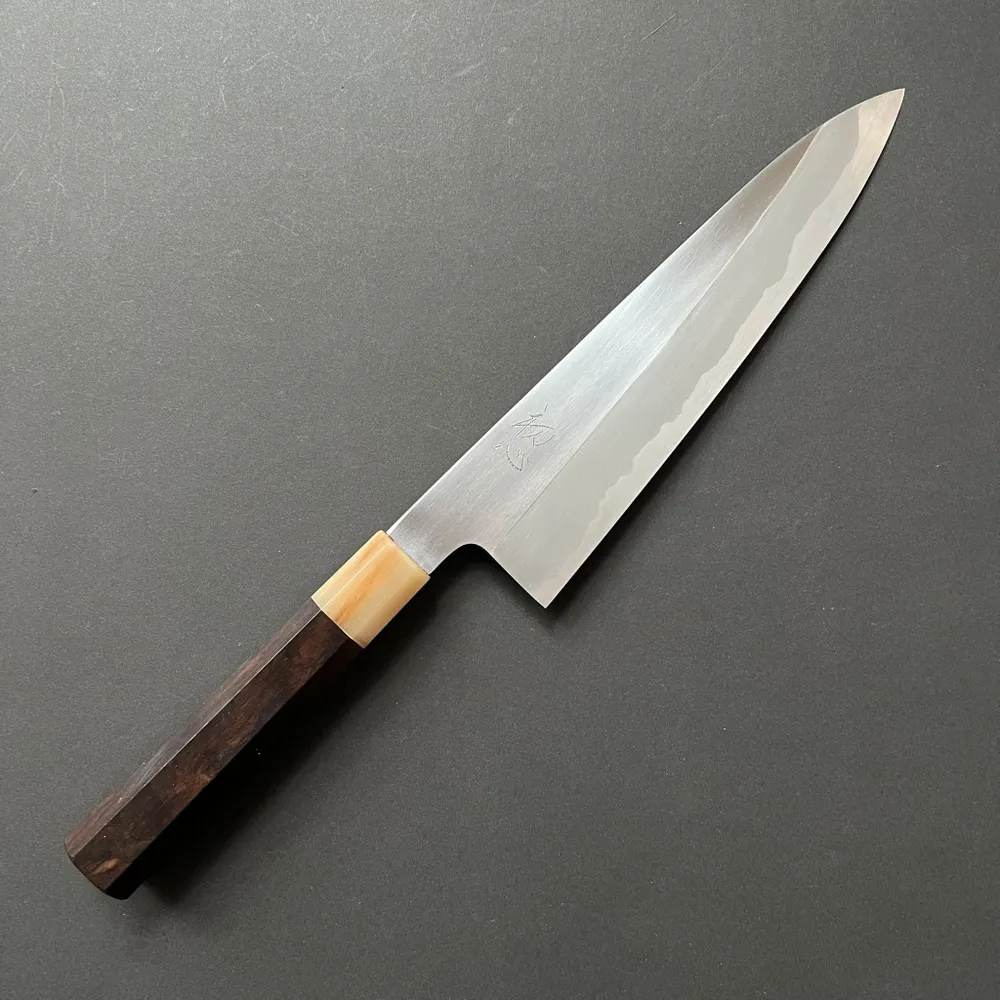 Kitchen Provisions Gyuto knife, Aogami 2 with iron cladding, Kasumi