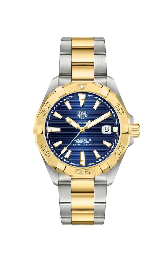 Tag heuer blue gold store