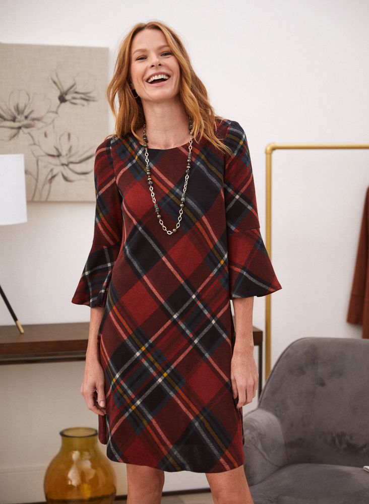 Robe best sale tartan femme